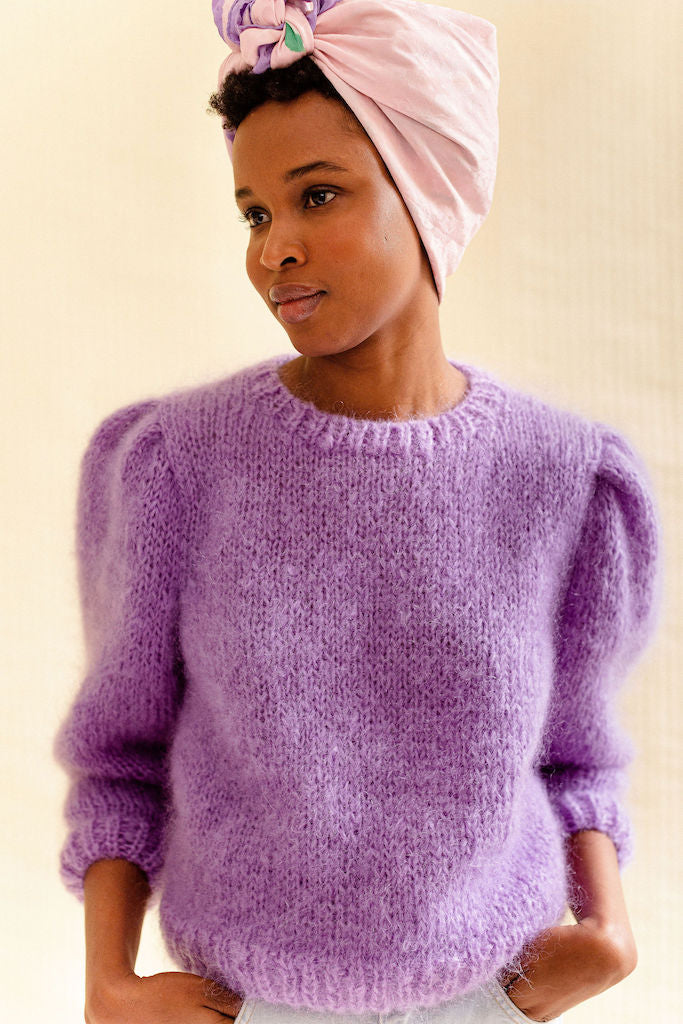 Laine Mohair Modele De Pull Facile A Tricoter Avec Explication