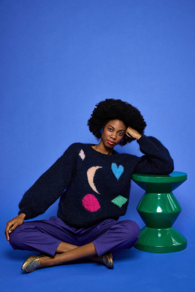 Pull Moka Patron tricot - Main Image