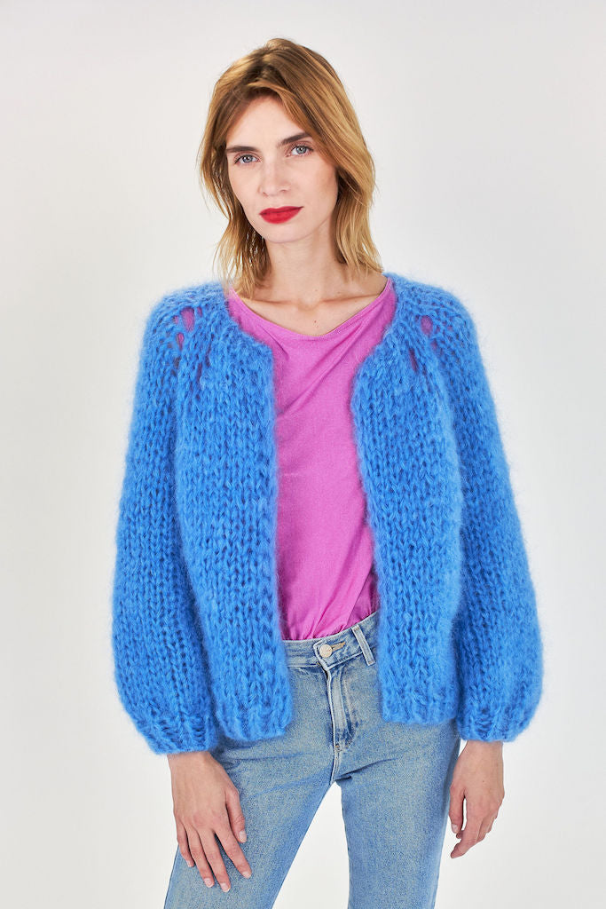 Gilet doudou online mohair