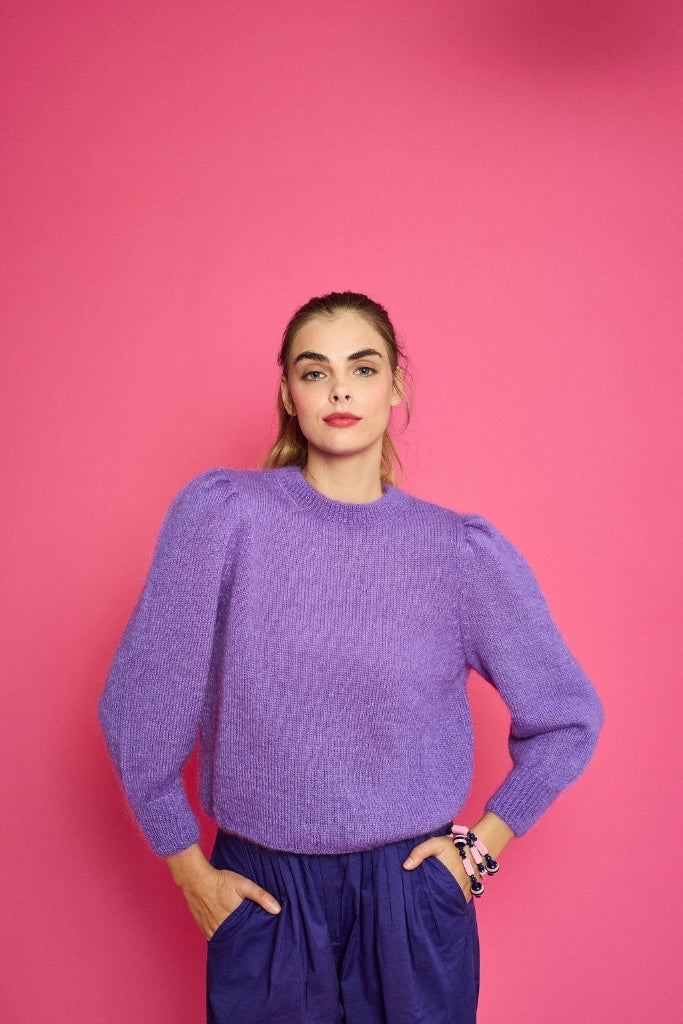 Solide couleur pull à col roulé pour hommes violet violet Solide couleur pull à col roulé pour hommes violet violet